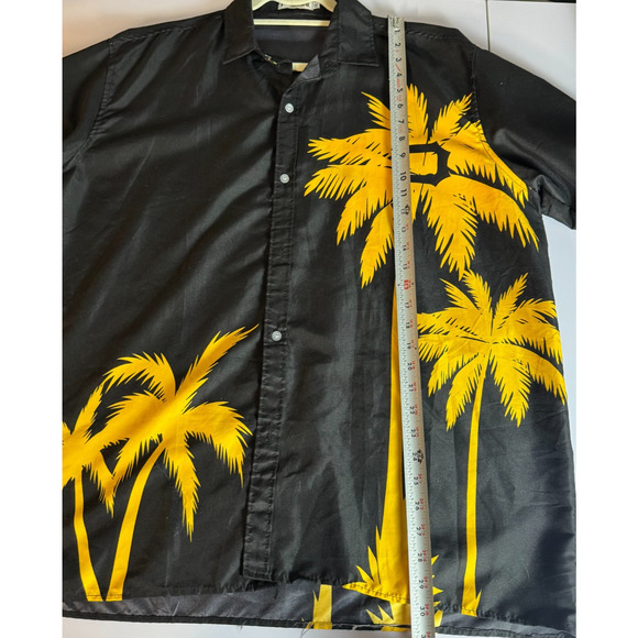 Pittsburgh Pirates Shirt Mens XL Palm Tree MLB Baseball Button Up Levin's Hawaii - Picture 7 of 7